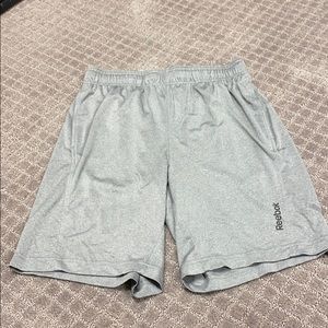 Gray Reebok Athletic Shorts